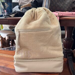 BEIS Terry Cooler Drawstring Backpack